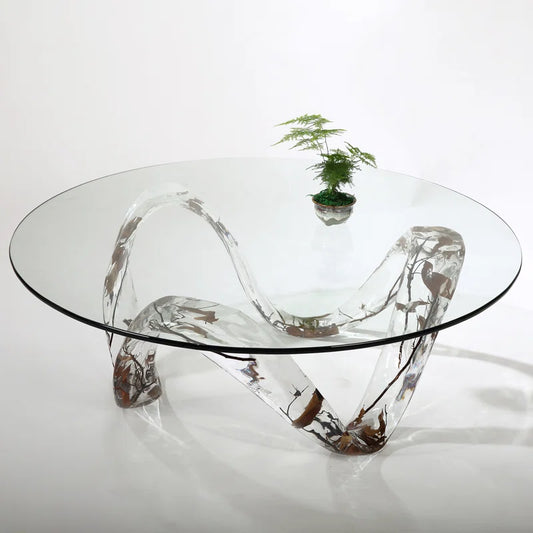 Glass Top Coffee Table