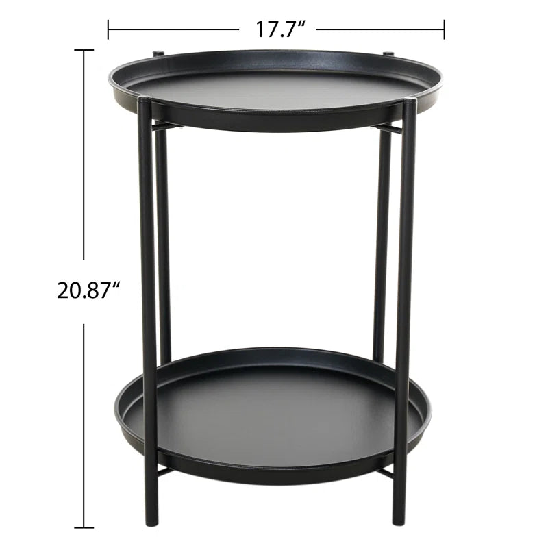 Caira Metal Side Table