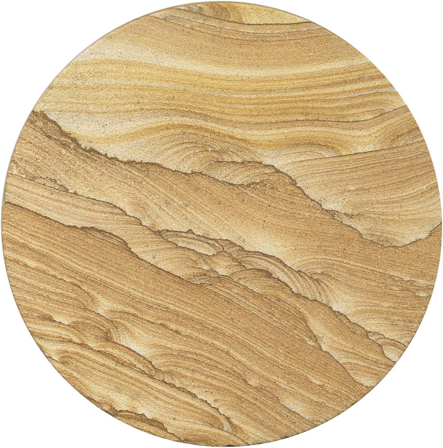 Brand - Desert Sand Coaster, Multicolor All Natural Sandstone - Durable Stone with Varying Patterns, Every Coaster Is an Original 4 Inch Round