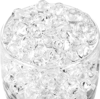 30000 Clear Water Beads,Transpatent Gel Jelly Beads,Vase Filler for Candle, Wedding Centerpiece, Floral Arrangement, Home Decorations