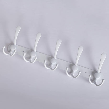 Coat Rack Wall Mount,Coat Hooks Wall Mount,Coat Hanger Wall,Hook Rack,Wall Coat Rack with Hooks for Hanging Coats,Jacket,Clothes,White