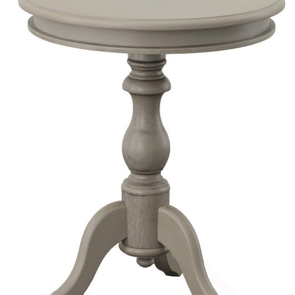 Gilda Weathered Gray Side Table