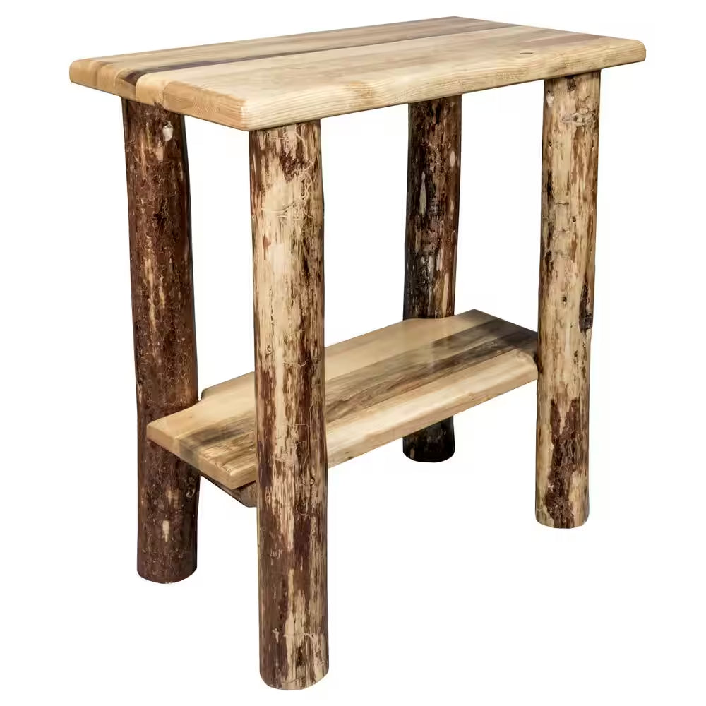 Glacier Brown Chair Side Table