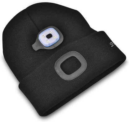 Unisex Beanie with the Light Gifts for Men Dad Father USB Rechargeable Caps