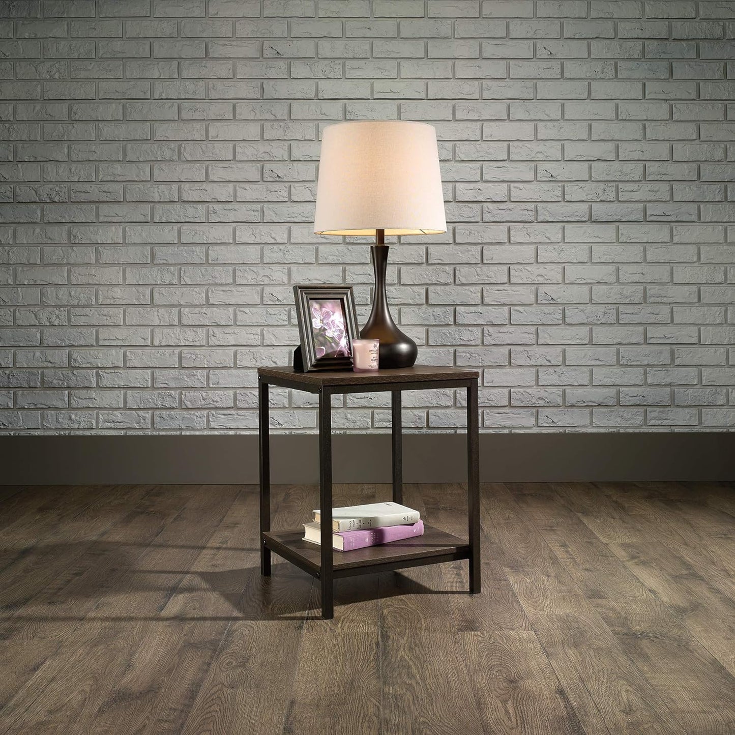 North Avenue Side Table, Smoked Oak Finish