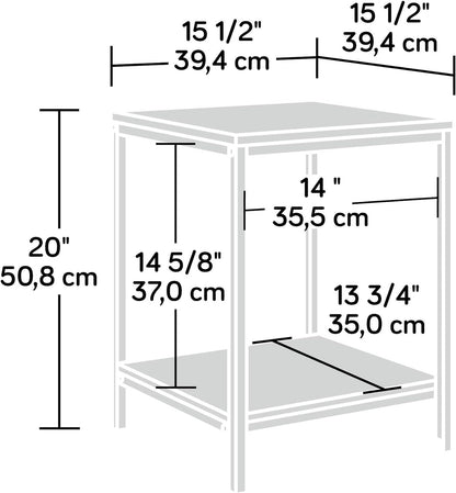 North Avenue Side Table, Smoked Oak Finish