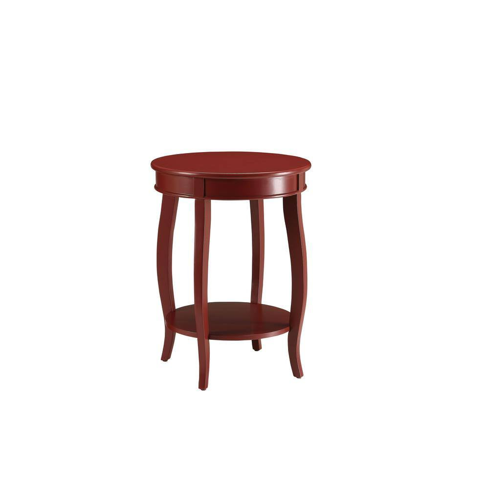 Aberta Red Storage Side Table