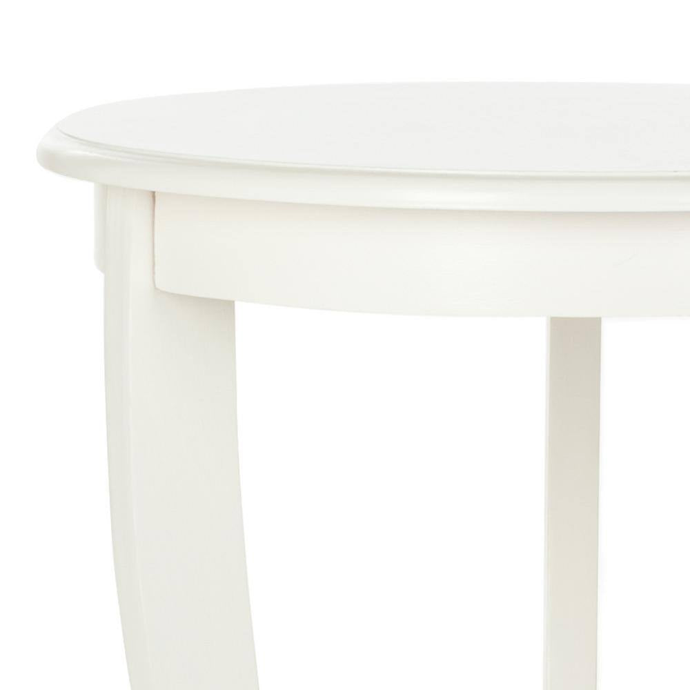 Mary Rustic White/Cream Side Table