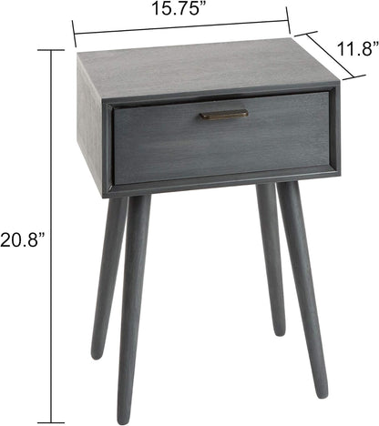 Side Table, Gunmetal