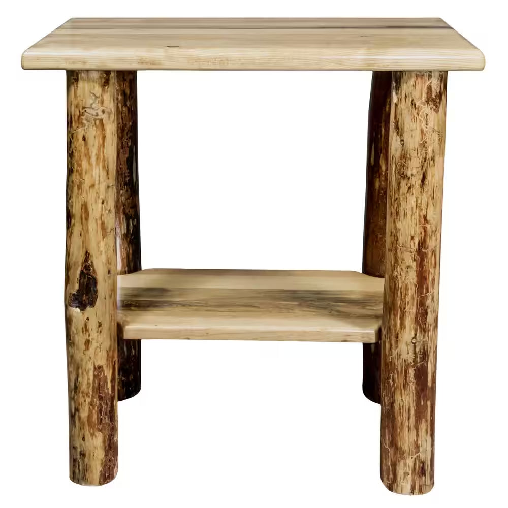 Glacier Brown Chair Side Table